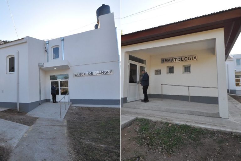 Concluyó la construcción del Banco de Sangre y el Centro Hematológico del Hospital Gobernador Centeno