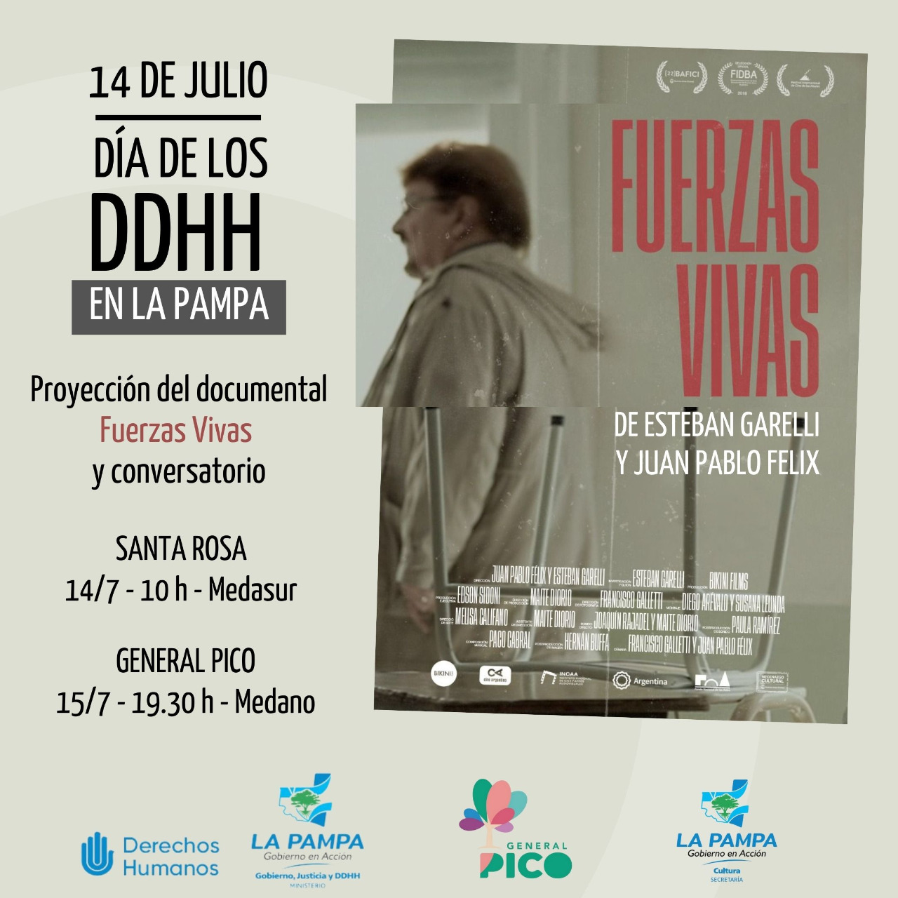 El viernes se proyectará el documental “Fuerzas vivas” en MEDANO