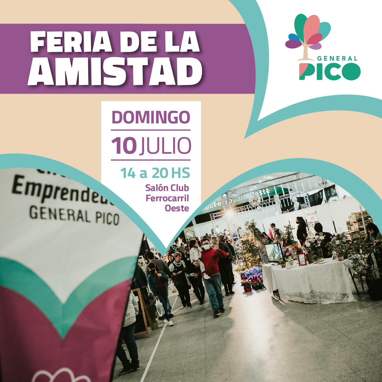 Mañana domingo se realizará la Feria de la Amistad en el salón de Ferro