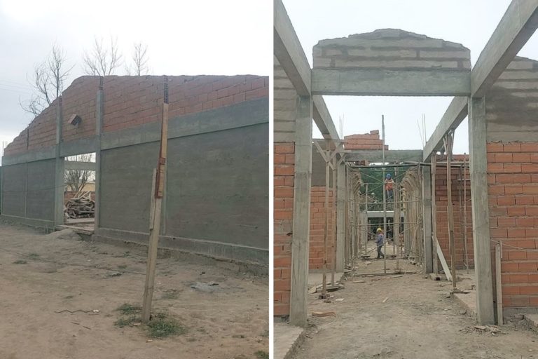 Avanza la construcción del JIN Nº 12 en 25 de Mayo