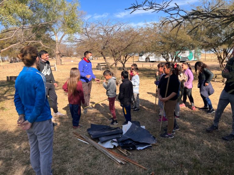Gran participación de niños y niñas de la planta campamentil municipal  