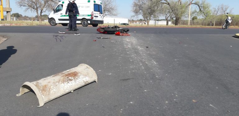 Murió el joven accidentado en la tarde de ayer tras chocar con un camión