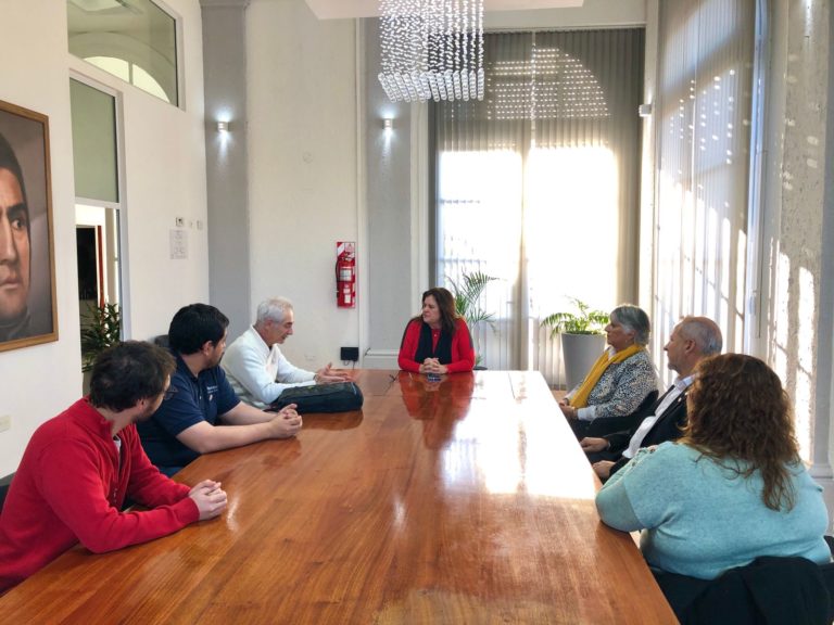 Representantes del Rotary y del Aeroclub se reunieron con la intendenta Fernanda Alonso
