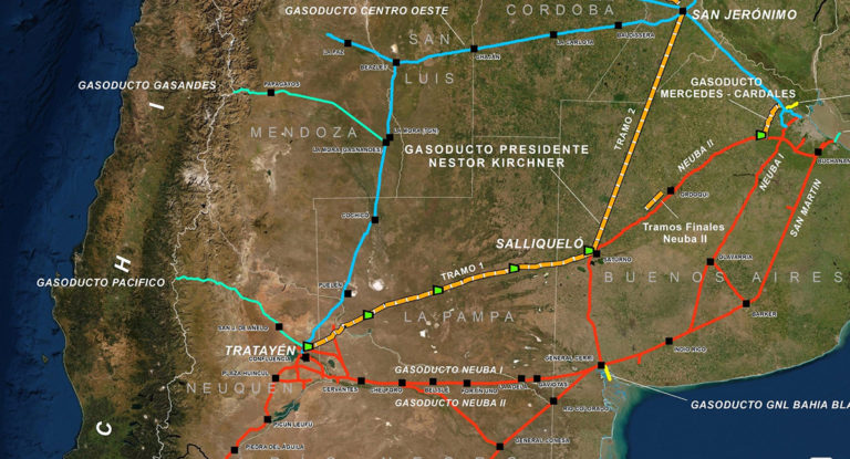 “Gasoducto Néstor Kirchner”: Se aprobó un estudio de impacto ambiental para el tramo de obra en La Pampa