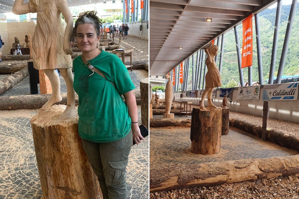 La escultora piquense Gabriela López mostró todo su arte en Italia: “Es un esfuerzo enorme poder hacer una carrera desde el interior”