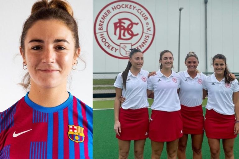 La jugadora de hockey piquense Paloma Cuadrelli debutó en gran nivel en Alemania: ¡Dos goles en sus primeros dos partidos!