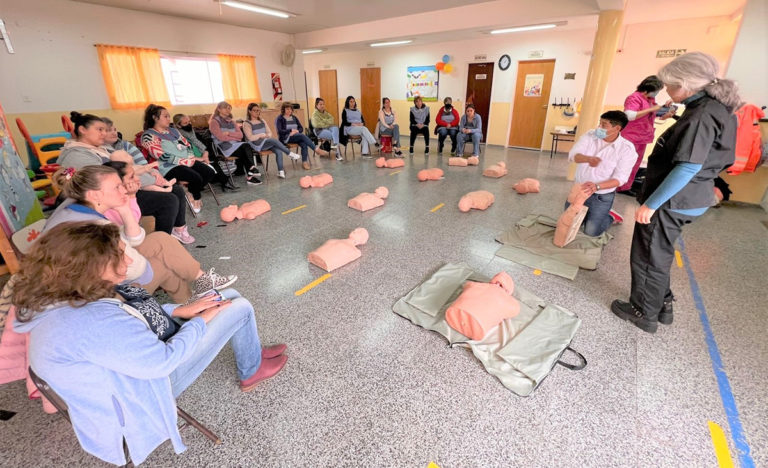Programa “La Pampa Cardioprotegida”: Personal de los CDI e INAUN se capacitan en técnicas de RCP