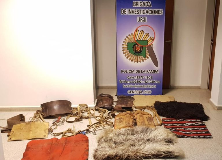 La Brigada de Investigaciones de la UR II secuestró una carabina, recuperó elementos robados de un campo de Vértiz y detuvo a dos hombres