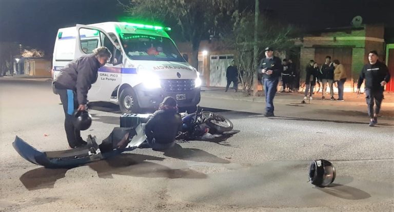 Tercer accidente en General Pico en un lapso menor a 2 horas: Otra mujer fue asistida y trasladada al Hospital