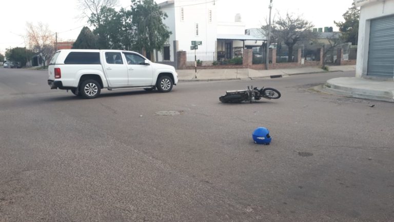 Una persona fue traslada al hospital luego de un choque en calle 15 y 36