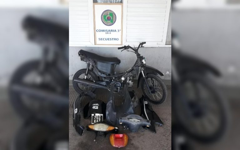 Recuperan una moto en barrio Rucci: Había sido robada el sábado pasado en una estación de servicio