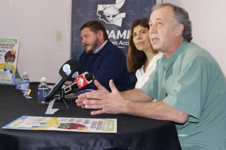 Empieza la campaña nacional de vacunación en La Pampa: “Más de 15 mil niños serán vacunados contra el sarampión, la rubeola, las paperas y la polio”