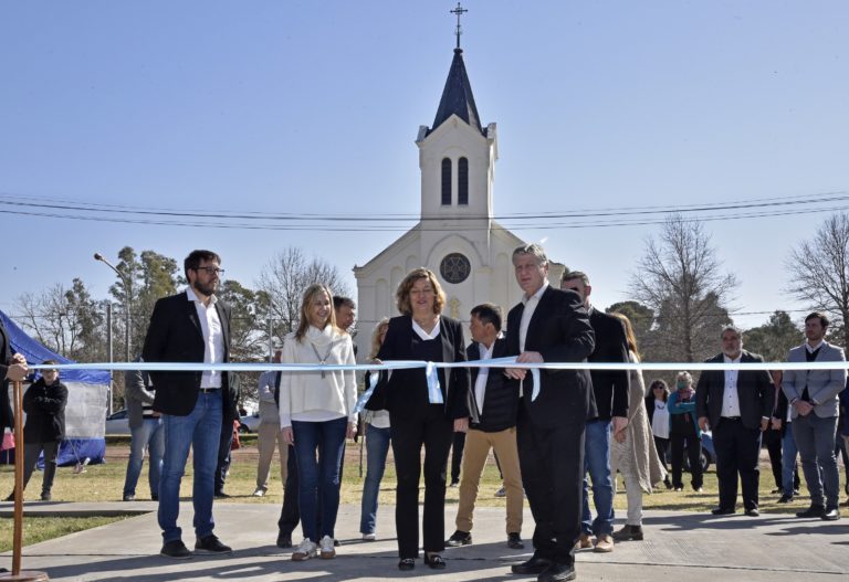Ziliotto inauguró la plaza de Colonia San José y anunció obras para mejor la conectividad en la zona