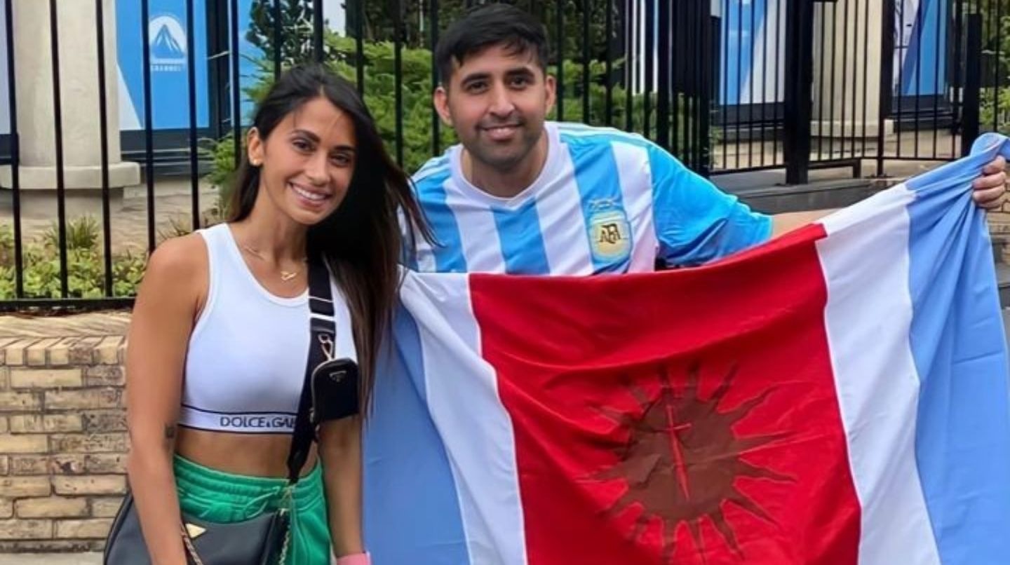 Un argentino llegó a París, les tocó el timbre a los Messi y lo atendió Antonela Roccuzzo: “Es muy humilde”