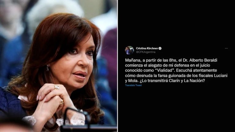 Juicio por la obra pública: Cristina Kirchner convocó por redes a que este lunes escuchen el alegato de su defensor