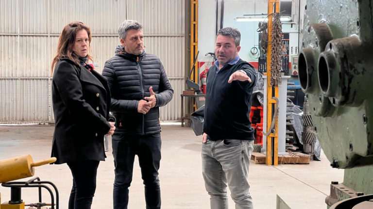 Funcionarios locales recorrieron empresas del Parque Industrial