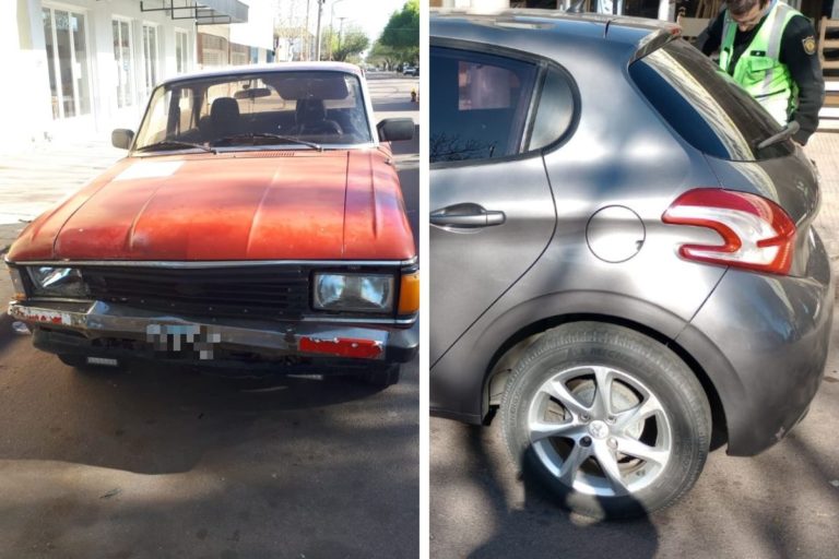 Fuerte choque en calle 9 y 108: Una mujer de 30 años fue trasladada al Hospital