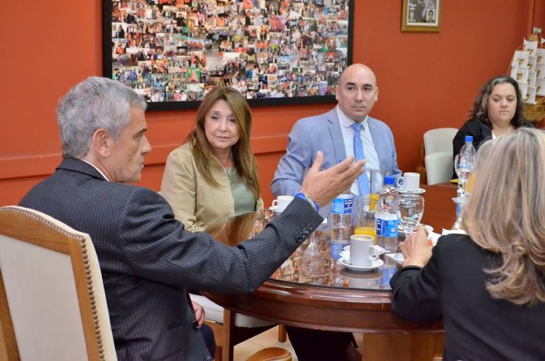El vicegobernador recibió a defensores de la Niñez, preocupados por los altos índices de abuso sexual infantil
