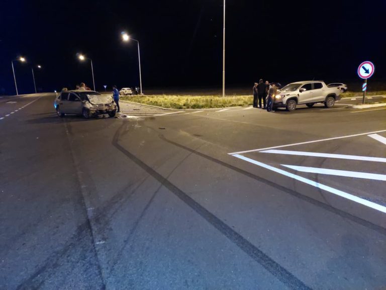 Anoche se produjo un triple choque en cercanías de Caleufú