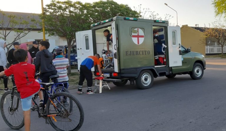 El tercer choque de la tarde se produjo en barrio Federal: Un joven fue hospitalizado con lesiones leves