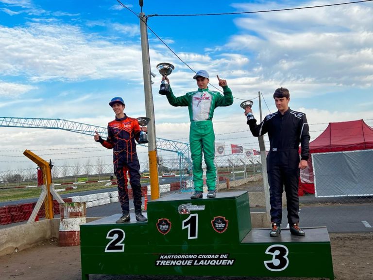 El piquense Lautaro Videla Álvarez ganó en el kartódromo de Trenque Lauquen