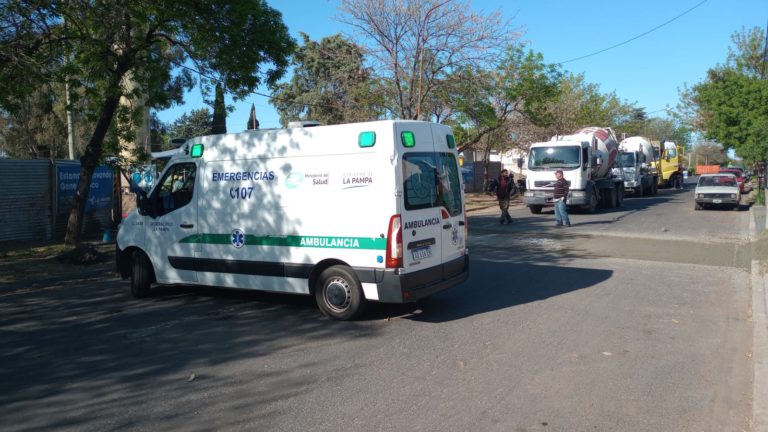 Trabajador resultó lesionado luego de la explosión de un ducto en una máquina de hormigón