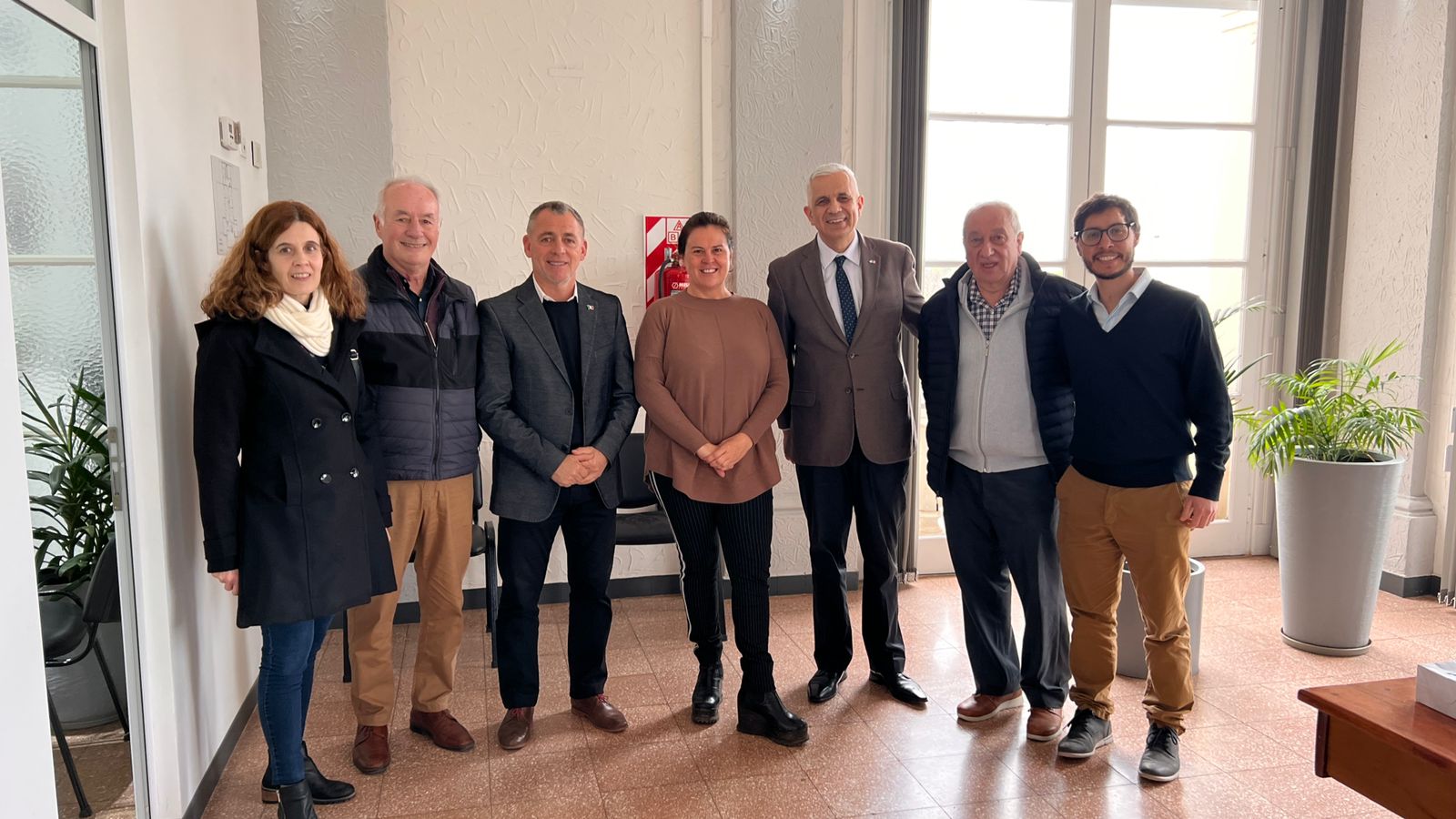 Referentes de la comunidad Italiana se reunieron con la intendenta municipal