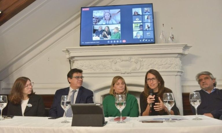 Daniel Moreno y Marcelo Pedehontaá participaron del lanzamiento de la Campaña de Registración de Trabajadoras de Casas Particulares