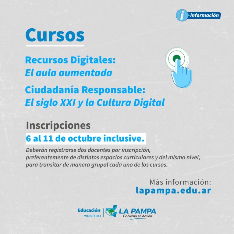 Nuevas ediciones de cursos para docentes sobre educación y tecnologías