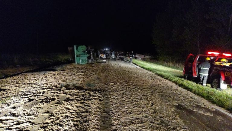 Murió un camionero en un violento choque frontal a 10 kilómetros de Padre Buodo