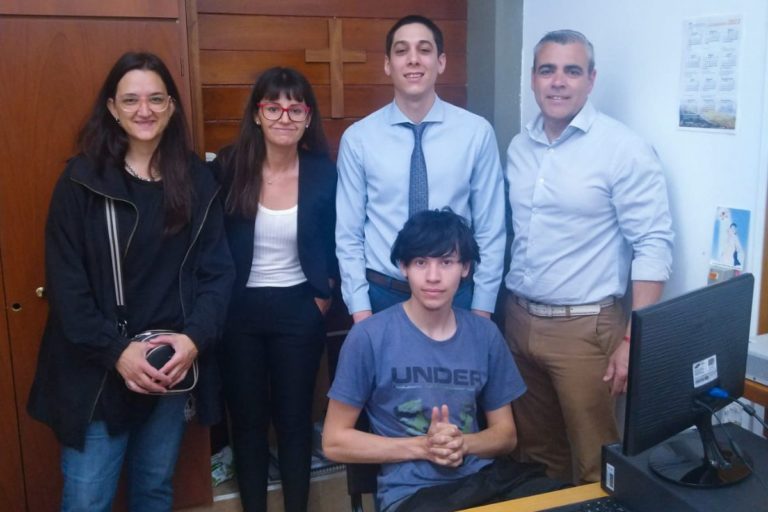 Estudiante con discapacidad comenzó sus prácticas laborales en el Poder Judicial pampeano