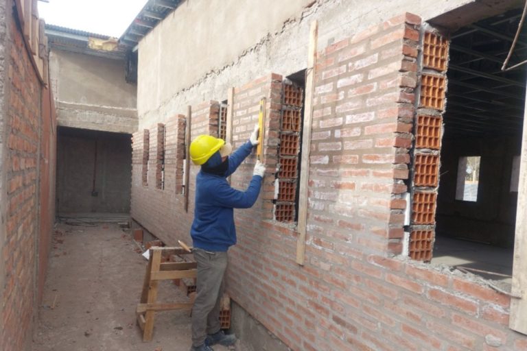 Avanzan las obras en el albergue municipal de Catriló