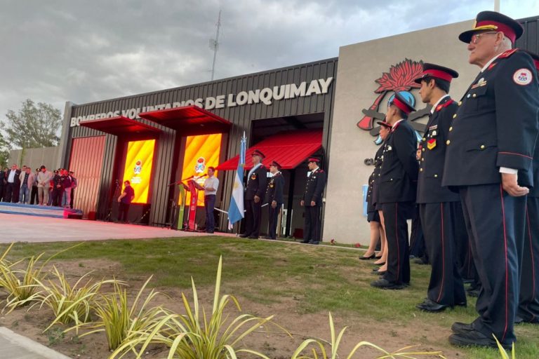 Se inauguró el nuevo cuartel de Bomberos Voluntarios de Lonquimay