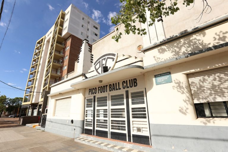 “Pico FBC está saneado económicamente, afrontamos las obras porque hubo un apoyo importante del Gobierno provincial” reveló Walter Martínez