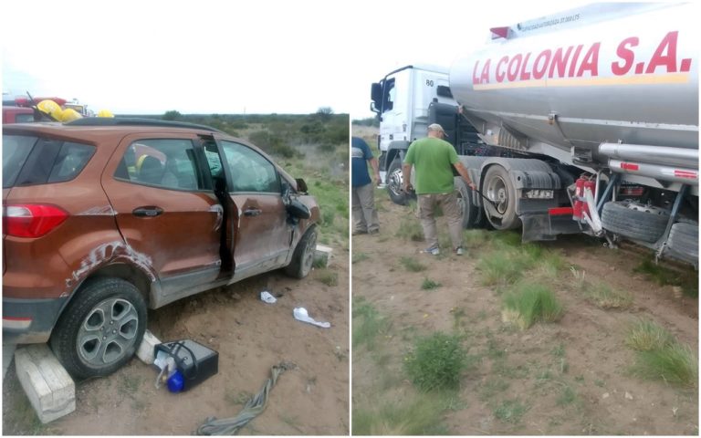 Un muerto en un choque en ruta 143 a 20 km de la localidad de Chacharramendi