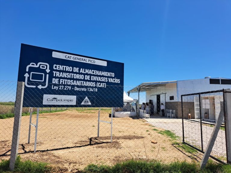 Envases Vacíos de Fitosanitarios: inauguran un nuevo punto de recepción en General Pico