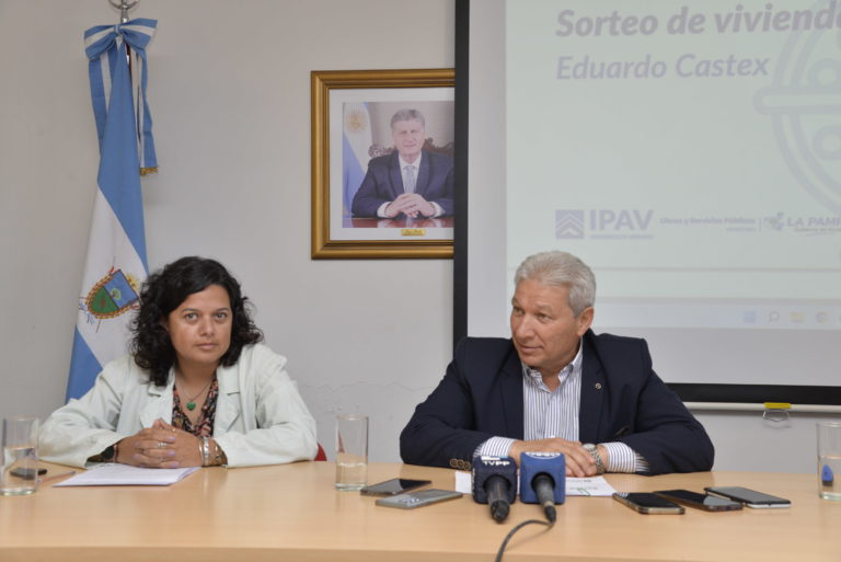 Se estrena en La Pampa la modalidad de sorteo para la adjudicación de vivienda sociales del IPAV
