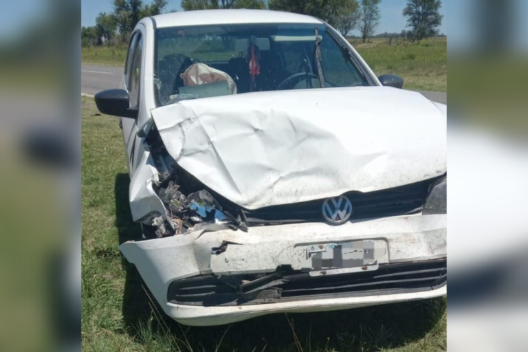 Huinca Renancó: una vecina de Ingeniero Luiggi se despistó y volcó