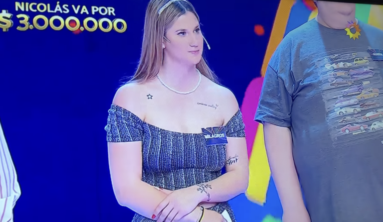 Una joven de Trenel participó en una emotiva edición de “Los 8 escalones”