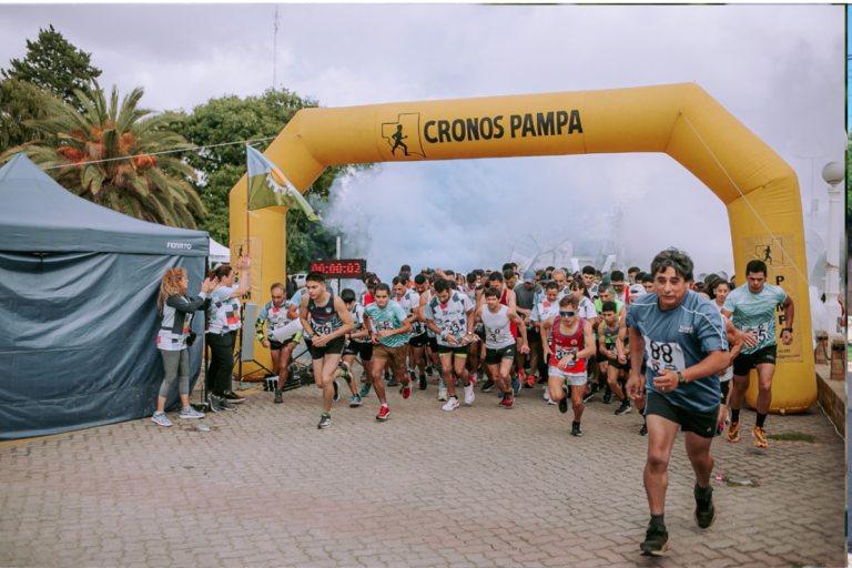 Imparables: en la carrera aniversario de General Pico ganaron Otero y Villalba en 5K, Reyes y Soloppi en 10K