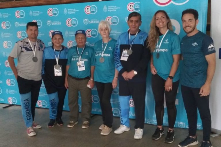 La Selección pampeana se trajo dos medallas de plata de los Evita para adultos mayores