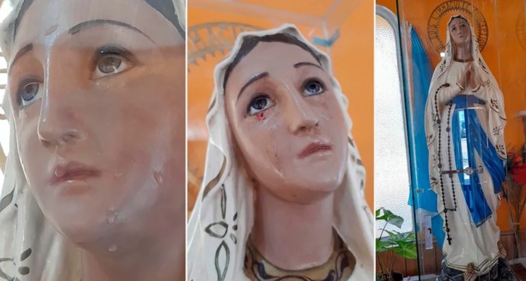 El misterio de la Virgen de Vinará, que llora con “lágrimas de sangre” y le atribuyen curaciones