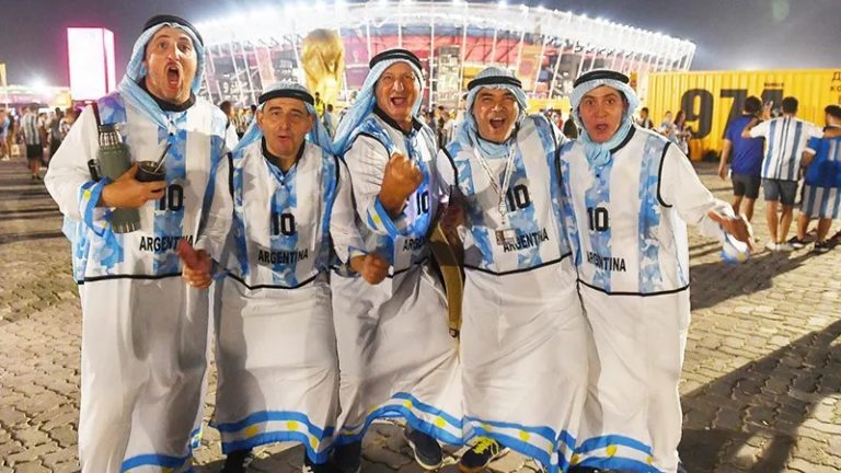 Qatar 2022: Los «árabes» pampeanos entrevistados en Telefe y en la portada de Télam