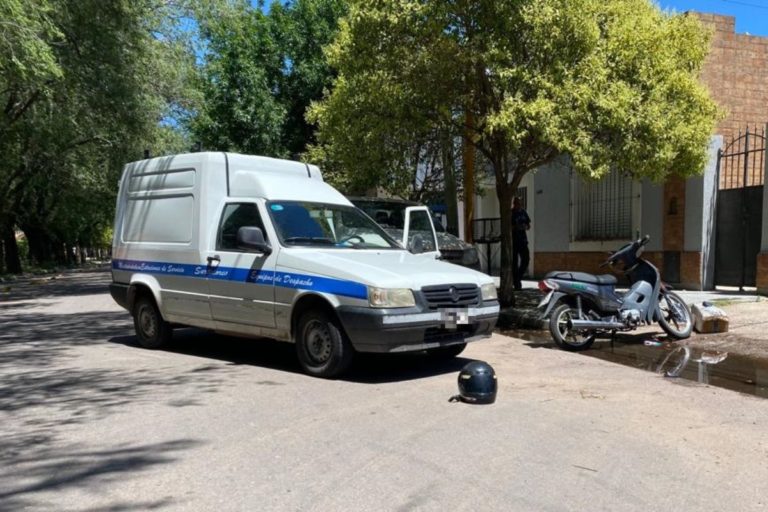 Jornada accidentada en Pico: dos motociclistas sufrieron heridas leves por dos choques en diferentes zonas de la ciudad