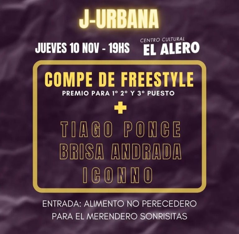 Encuentro de freestyle y música solidaria: Los alimentos obtenidos serán dados al merendero “Sonrisitas”