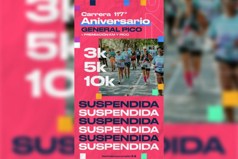 La Carrera aniversario “General Pico” se llevará a cabo el 21 de noviembre