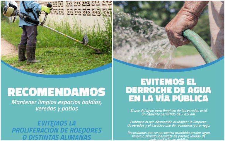 General Pico: a limpiar los terrenos y cuidar el agua