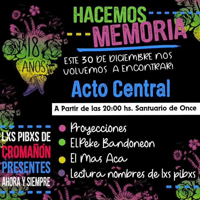 Se cumplen 18 años de la masacre de Cromañón: la lucha de familiares y sobrevivientes por justicia, memoria y verdad tuvo un logro más: el boliche se va a convertir en un espacio para la memoria