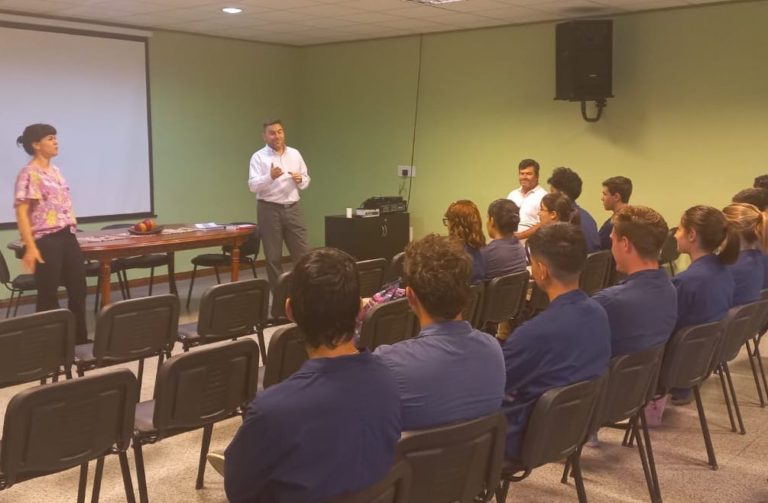 Educación + Justicia: funcionarios del Poder Judicial de General Pico se trasladaron a Intendente Alvear y brindaron una charla en la EPET N° 7
