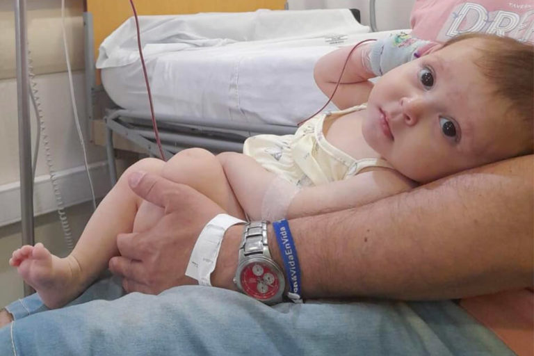 Buscan una médula para Camila, una niña pampeana de 8 meses